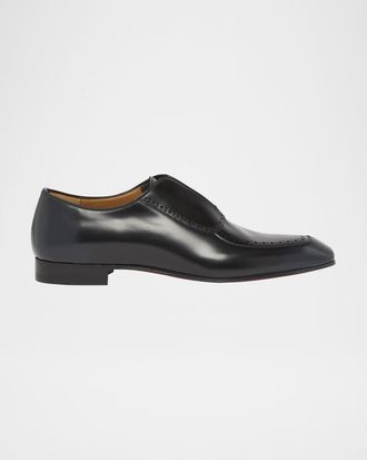 Christian Louboutin Men & apos;s Lafitte Spike Leather Oxfords
