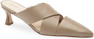 Koko + Palenki Peoria Mule in Taupe Leather at Nordstrom, Size 9.5