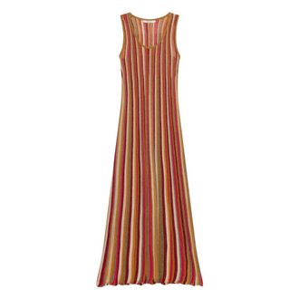 Maliparmi Maxi Dresses, female, Multicolor, Size: M abiti Viscosa