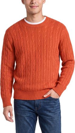 N.Peal N. PEAL Thames Cable 100% Cashmere Crewneck Sweater