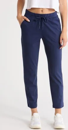 Yogalicious Lux Side Pocket Straight Leg Joggers in Naval Academy at Nordstrom Rack, Size X-Small