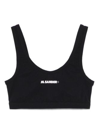 Jil Sander Black Scoop-neck Bra