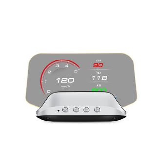 OEM Pantalla Frontal Para Autom&oacute;vil C3 Hud, Veloc&iacute;metro Para Autom&oacute;vil, Sistema Dual Obd2 + Gps, Medidor Digital Multifuncional Inteligente Obd2, Proyecto