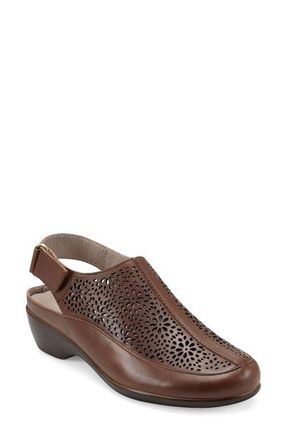 Easy Spirit Dawn Slingback Clog in Medium Brown at Nordstrom, Size 5.5