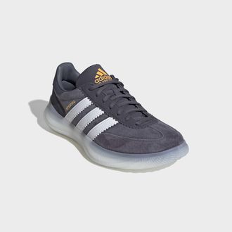 adidas Hallenschuh ADIDAS PERFORMANCE HB SPEZIAL PRO, Herren, Gr. 42,5, aurora onix, ftwr wei&szlig;, lucid tangerine, Leder, Synthetik, Schuhe Hallenschuh, Handba