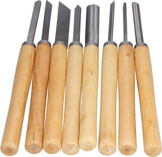 OEM Cincel Para Madera, Cinceles Para Trabajar La Madera, Juego De Herramientas Para Tallar Acero De Alta Velocidad Con Mango Ergon&oacute;mico De Madera Dura Pa