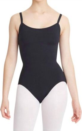 Capezio Camisole Leotard With Bratek In Black
