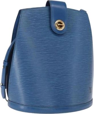 Louis Vuitton Pre-owned Bucket Bags, female, Blue, Size: ONE SIZE Pre-owned Bucket Bag