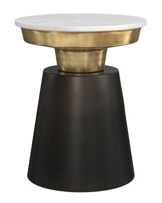 Simpli Home Jaxine Contemporary 16In Metal Side Table