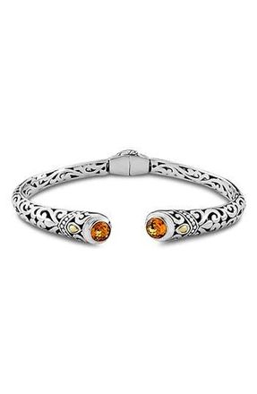 Samuel B. Bali Design Tipped Bangle in Citrine at Nordstrom Rack
