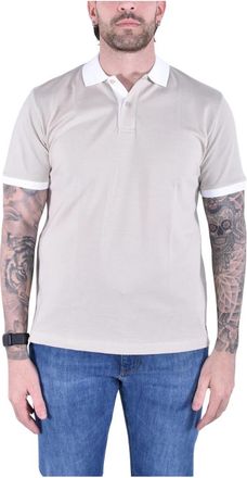 Eleventy Piqu&eacute; Katoenen Polo - Heren - Polos - Beige - 4XL - Katoen - Tops