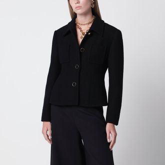 Chlo&eacute; Giacca nera in misto lana