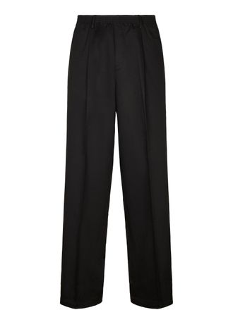 Cellar Door Straight-Leg Trousers with Relaxed Fit and Zippered Pocket