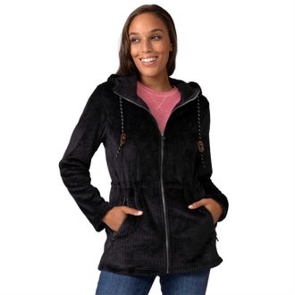Free Country Womens Grid Butter Pile Anorak Jacket
