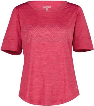 F.lli Campagnolo Light Melange T-Shirt Funktionsshirt f&uuml;r Damen | rot/rosa