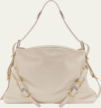 Givenchy Voyou Medium Shoulder Bag in Tumbled Leather