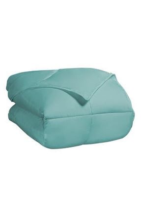 Superior Classic All-Season Reversible Down Alternative Comforter in Turquoise at Nordstrom Rack, Size Full/queen
