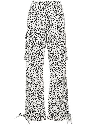 Moschino Cargo con stampa - Bianco