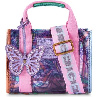 Kurt Geiger Extra Small Southbank Vinyl Clear Tote in Light/Pastel Purple at Nordstrom