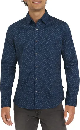 DKNY Forbes Button-Up Shirt in Titan at Nordstrom Rack, Size Medium