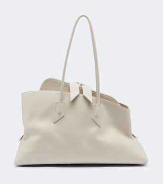 The Attico La Passeggiata Medium leather tote bag