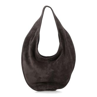 Maeden Suede Leather Cocoa Market Tote