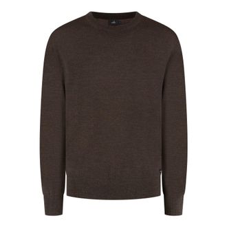 Wahts Mens Knitwear, TargetGroup:Men Dark Brown Melange / XXL