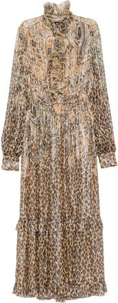 Etro Paisley Leopard-print Maxi Dress