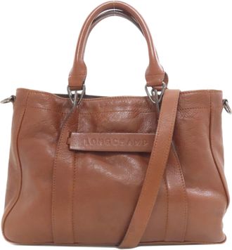 Longchamp Leather Handbag (Pre-Owned)