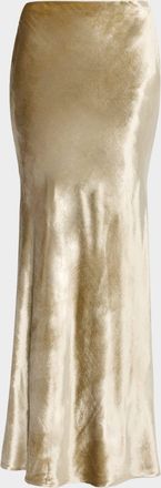 Adam Lippes Linnet Velvet Maxi Skirt
