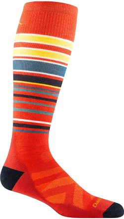 Darn Tough Mens Snowpack Over-the-Calf Midweight Ski and Snowboard Socks Orange XL