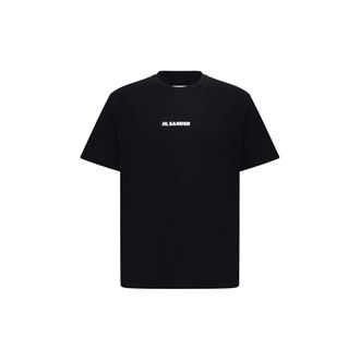 Jil Sander Zwarte Katoenen T-Shirt