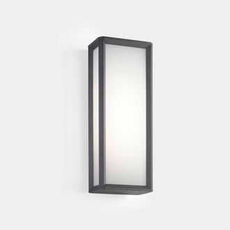 Leds - C4 Leds-c4 - Leds C4 Skat Outdoor Led Box Linterna De Pared Urban Grey, Blanco Ip65 21.8w 2700k