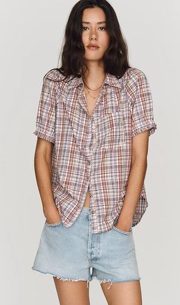 Pilcro Aly Puff-Sleeve Blouse