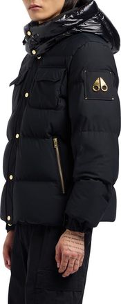 Moose Knuckles Suthep Gold Series 800 Fill Power Down Jacket in Black at Nordstrom, Size Xx-Large