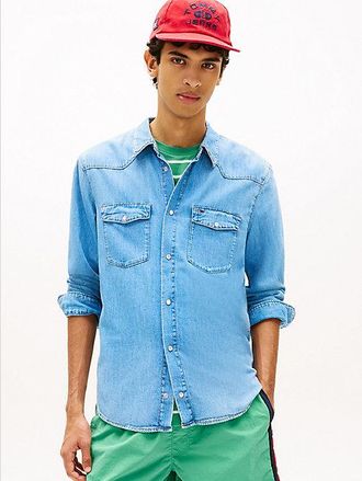 Tommy Hilfiger Regular Fit Western Denim Shirt