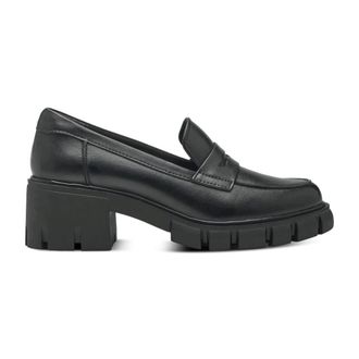 Tamaris Leren Slipper - Dames - Schoenen - Zwart - Maat: 40 EU Leer