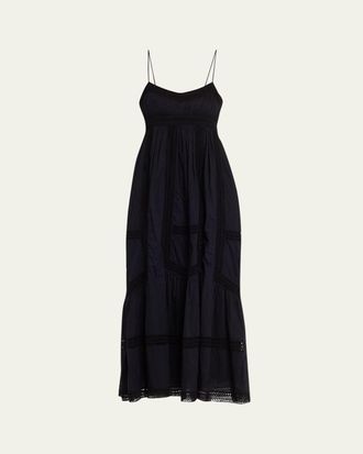 Ulla Johnson Romilly Embroidered Cotton Maxi Dress