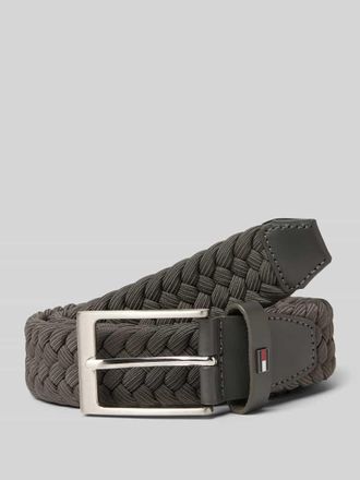 Tommy Hilfiger G&uuml;rtel in Flechtoptik in Graphit, Gr&ouml;&szlig;e 105