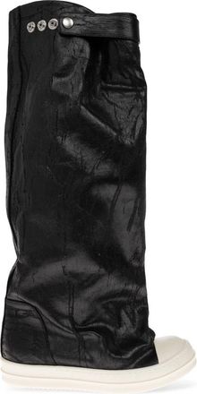 Rick Owens Elephant Boot - Dames - Hoge Laarzen - Zwart - 37 EU - Katoen - Schoenen