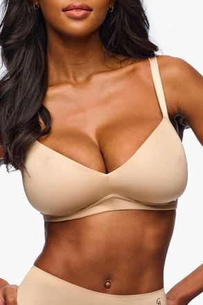Cosabella Lisciante Curvy Bralette in Sabbia at Nordstrom, Size X-Large