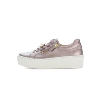 Gabor Womens Cara Bee Platform Sneaker In Rose Gold