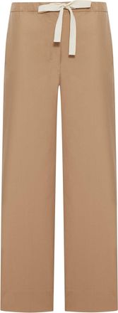 Max Mara COTTON DRAWSTRING TROUSERS - Smaxmara - Woman