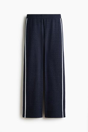 H&M Jerseyhose mit Spitzenbes&auml;tzen - Blue