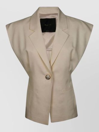 Pinko tailored jacket structured shoulders notched lapel