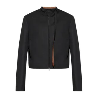 Diesel Light Jackets, male, Black, Size: 2XL J-Nuriel-A Jacket