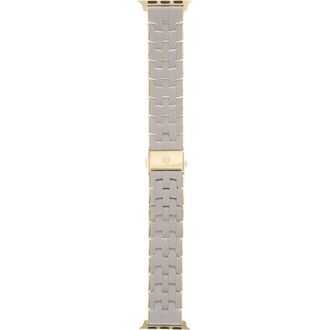 Michele Silicone 20mm Apple Watch Bracelet Watchband in Wheat at Nordstrom Rack