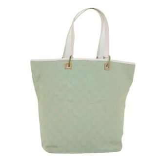 Gucci Pre-owned Tote Bags, female, Green, Size: ONE SIZE Pre-owned Vintage Tote Bag