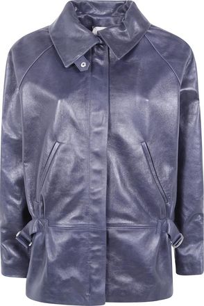 Paloma Wool Paloma Wool - Llan&ccedil;a Jacket - Dames - Jassen - Blauw - Maat: S Leer