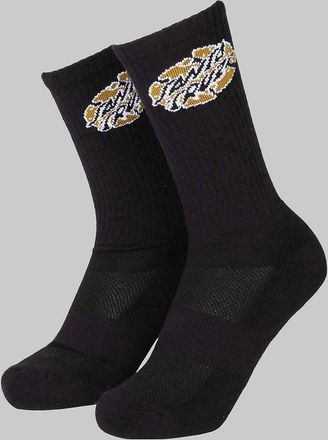 Santa Cruz Broken Dot Socks negro